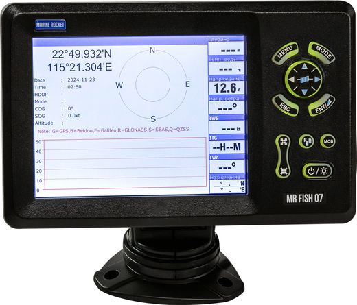 Картплоттер морской с AIS 7", Marine Rocket