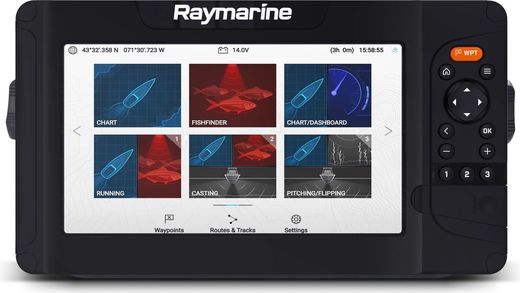 Картплоттер Raymarine Element 9, HV-100 transducer