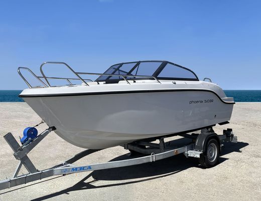 Катер Феникс 510 BR белый