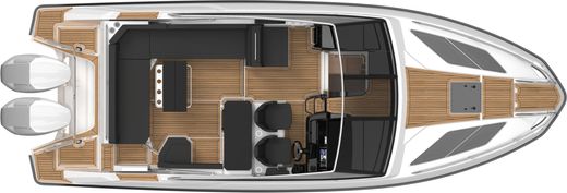 Катер Finnmaster T9 с моторами 2х300