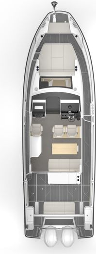 Катер QUARKEN 35 Cabin Tourer с Suzuki 2хDF300