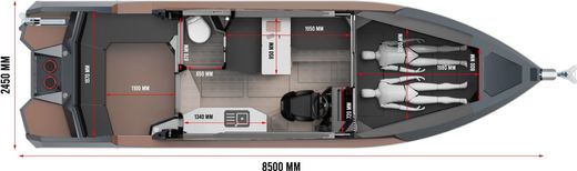 Катер Victory A8 с Suzuki 2хDF200APX