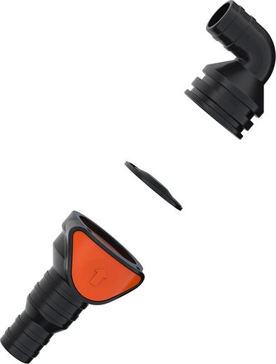 Клапан невозвратный угловой под шланг 20/20 мм, SeaFlo