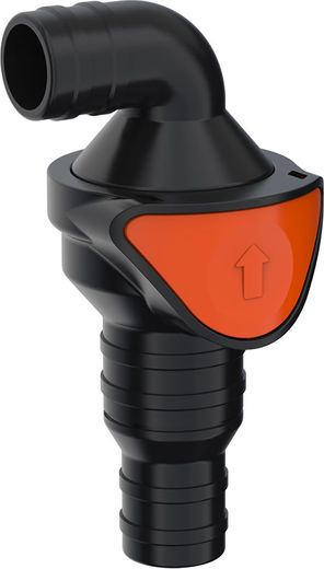 Клапан невозвратный угловой под шланг 20/26 мм, SeaFlo