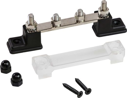 Колодка распределительная электромонтажная с защитной крышкой, 4 контакта