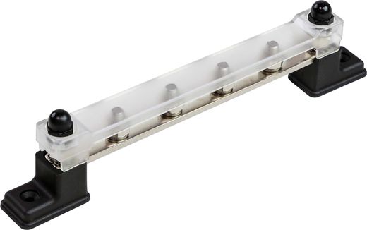 Колодка распределительная электромонтажная с защитной крышкой, 6 контактов