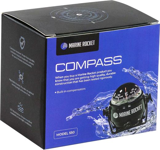 Компас Marine Rocket 550, черный