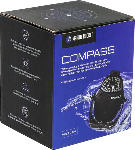 Компас Marine Rocket 760, черный