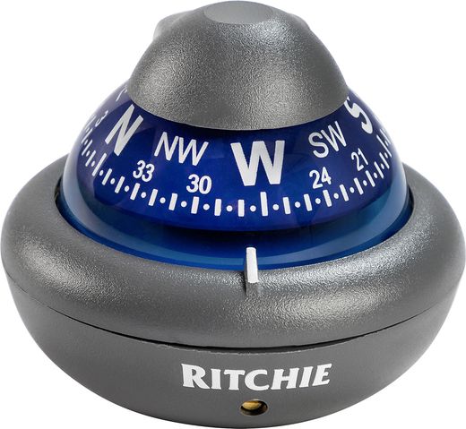 Компас Ritchie Sport, серый корпус синий циферблат