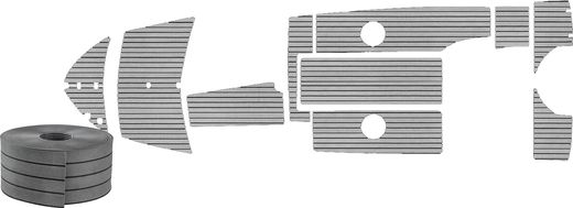 Комплект палубного покрытия для Феникс 530HT, тик темно-серый, Marine Rocket