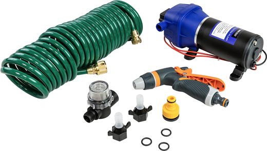 Комплект помывочный Marine Rocket, 12 В, 17 л/мин, 40 PSI (2.8 бар)