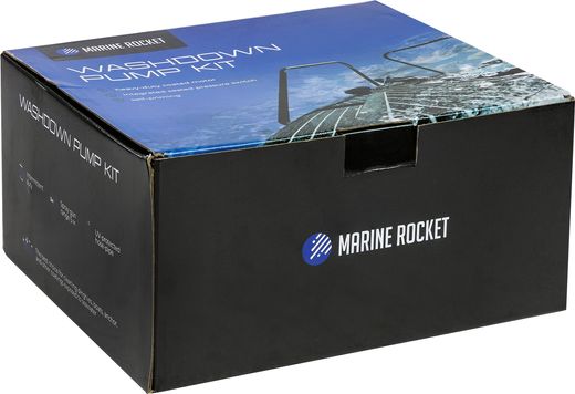 Комплект помывочный Marine Rocket, 24 В, 17 л/мин, 40 PSI (2.8 бар)