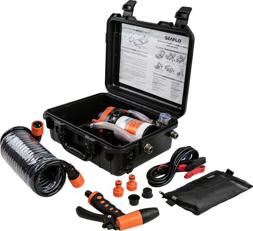 Комплект помывочный переносной, 12 В, 18,9л/мин SeaFlo