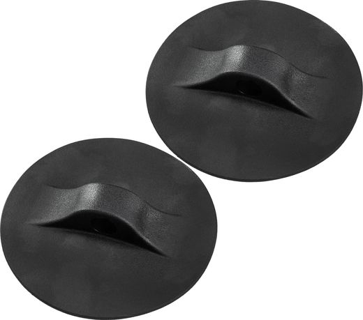 Крепление леера, D 136мм, черное, 2 шт