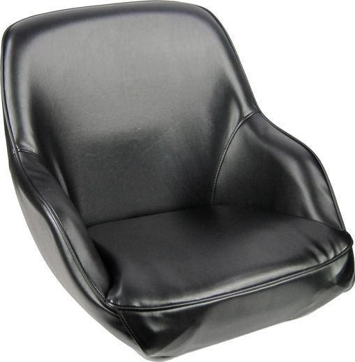 Кресло ADMIRAL мягкое, материал черный винил (упаковка из 2 шт.)