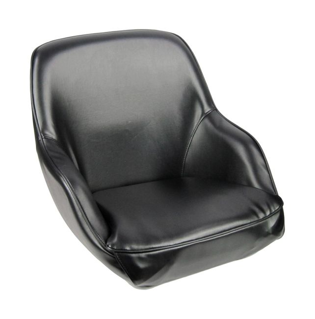 Кресло ADMIRAL мягкое, материал черный винил