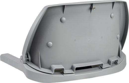 Кресло мягкое складное, обивка винил, цвет серый/синий