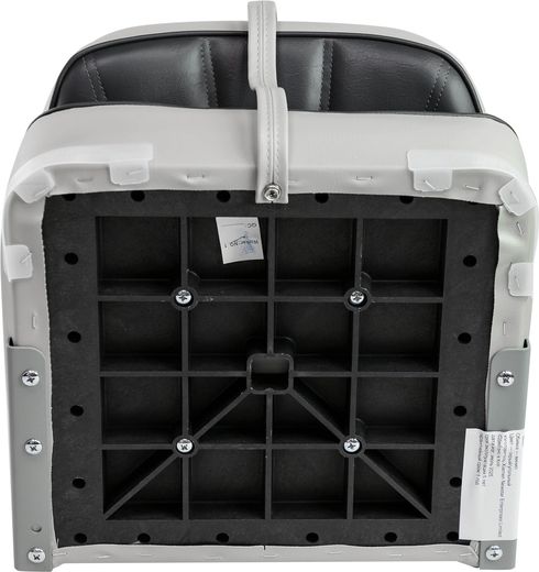 Кресло мягкое складное, обивка винил, цвет серый/угольный, Marine Rocket