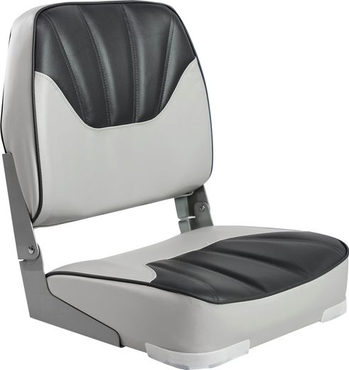 Кресло мягкое складное, обивка винил, цвет серый/угольный, Marine Rocket