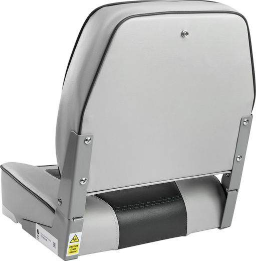 Кресло мягкое складное, обивка винил, цвет серый/угольный, Marine Rocket