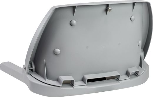 Кресло мягкое складное, обивка винил, цвет серый/угольный