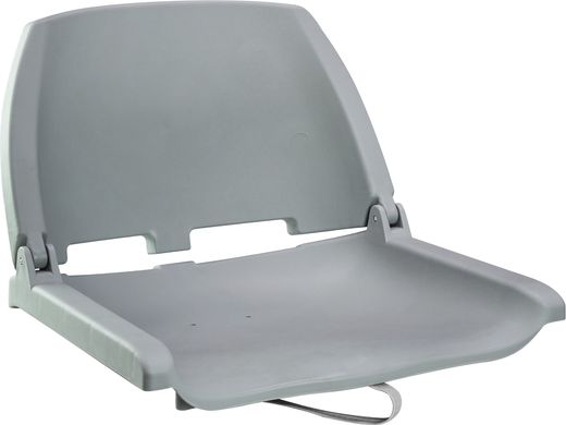 Кресло пластиковое серое