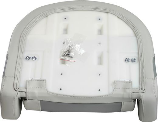 Кресло с болстером Delux Sport Flip Up, обивка угольный/серый винил