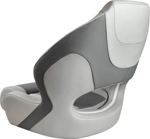 Кресло с болстером Delux Sport Flip Up, обивка угольный/серый винил