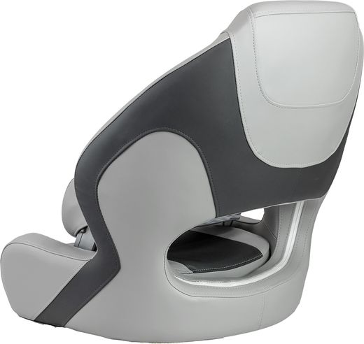 Кресло с болстером Delux Sport Flip Up, обивка винил, цвет угольный/серый