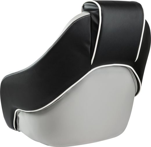 Кресло с болстером Stingray, обивка черный/серый винил