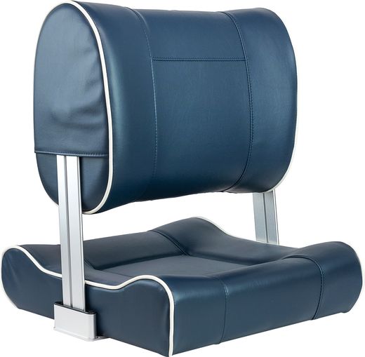 Кресло с перекидной спинкой, обивка винил, цвет синий