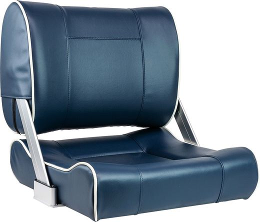 Кресло с перекидной спинкой, обивка винил, цвет синий