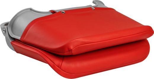 Кресло складное мягкое SKIPPER, цвет серый/красный