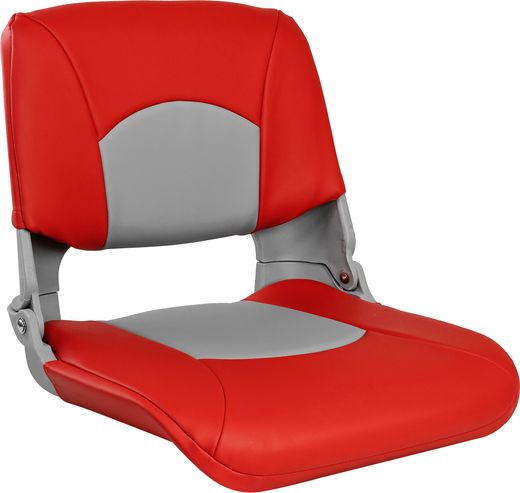 Кресло складное мягкое SKIPPER, цвет серый/красный