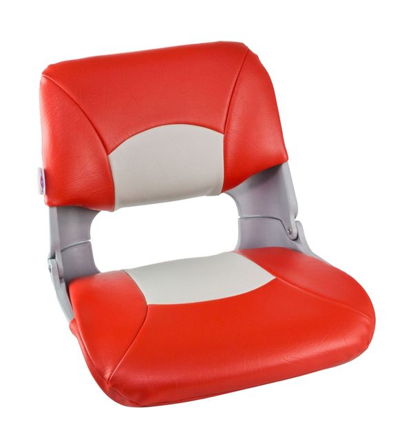 Кресло складное мягкое SKIPPER, цвет серый/синий