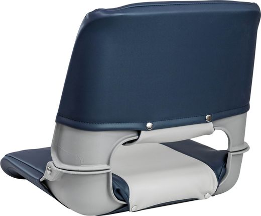 Кресло складное мягкое SKIPPER, цвет серый/синий