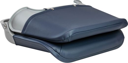 Кресло складное мягкое SKIPPER, цвет серый/синий