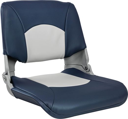 Кресло складное мягкое SKIPPER, цвет серый/синий