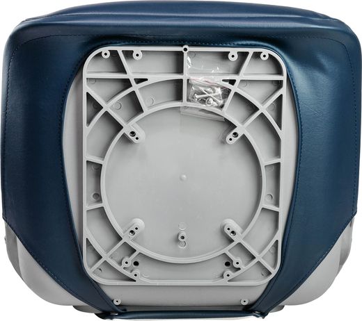 Кресло складное мягкое SKIPPER, цвет синий/белый