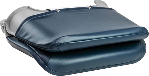 Кресло складное мягкое SKIPPER, цвет синий/белый