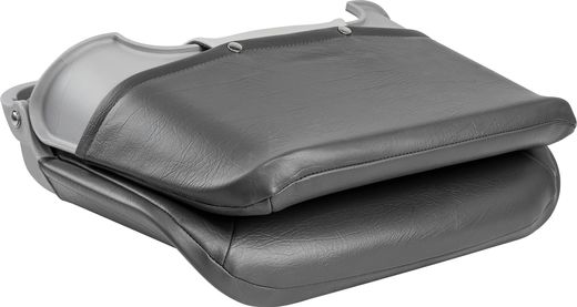 Кресло складное мягкое SKIPPER, серый/темно-серый