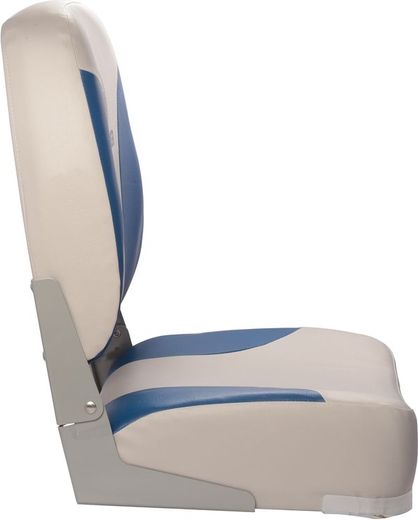 Кресло складное мягкое Skipper, серый/синий