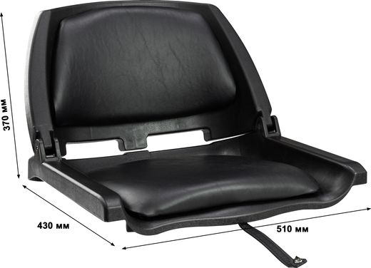 Кресло складное мягкое TRAVELER, цвет серый/черный