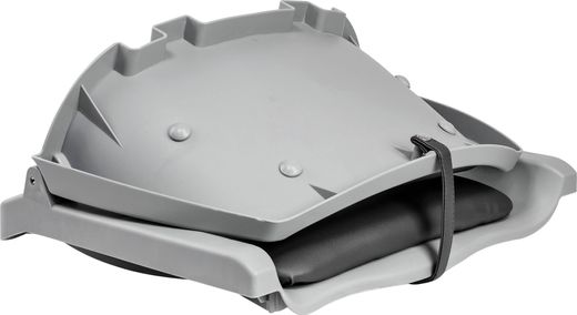 Кресло складное мягкое TRAVELER, цвет серый/черный