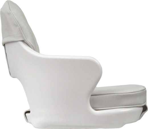 Кресло YACHTSMAN, съемные подушки, материал белый винил