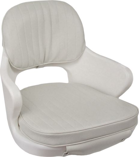 Кресло YACHTSMAN, съемные подушки, материал белый винил