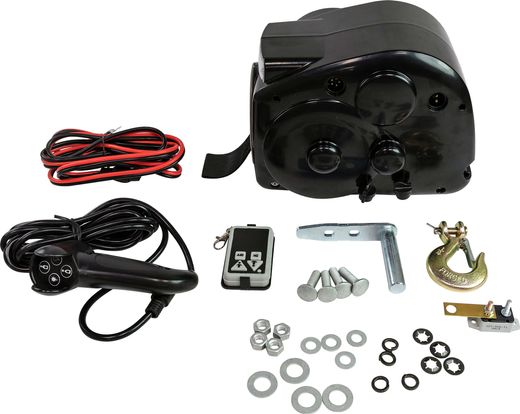 Лебедка электрическая autoTRAC LiteCruiser, на прицеп, 3500lbs (строп-лента)