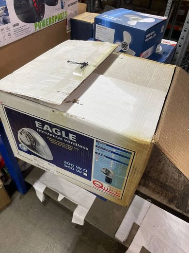 Лебедка якорная Quick Eagle E1 312, 12 В, цепь 6мм (уценена)