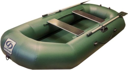Надувная лодка ПВХ Фрегат М3, зеленая
