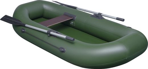Надувная лодка ПВХ UREX 12, зеленая